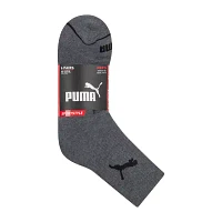 PUMA Sportstyle Training High 6 Pair Quarter Ankle Socks Mens