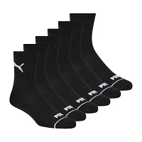 PUMA Sportstyle Training High 6 Pair Quarter Ankle Socks Mens