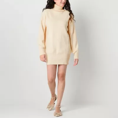 Forever 21 Womens Long Sleeve A-Line Dress Juniors