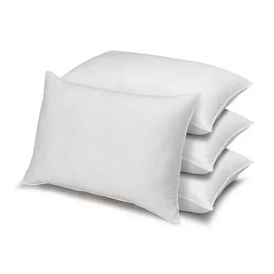 Ella Jayne 100% Cotton Dobby-Box Shell Firm Back/Side Sleeper Down Alternative Pillow, Set of 4