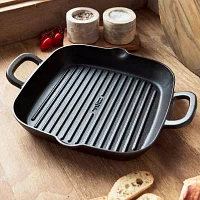 Bobby Flay Cast Iron 11" Square Grill Pan