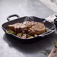 Bobby Flay Cast Iron 11" Square Grill Pan