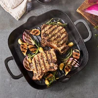 Bobby Flay Cast Iron 11" Square Grill Pan