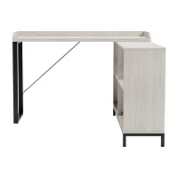 Signature Design by Ashley Bayflynn 27" L-Desk with 4 Shelves