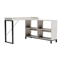 Signature Design by Ashley Bayflynn 27" L-Desk with 4 Shelves