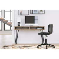 Signature Design by Ashley Strumford 48" Home Office Desk with 2 Storage Cubbies