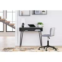 Signature Design by Ashley Strumford 36" Home Office Desk with Storage Cubby