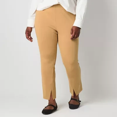 Stylus Womens High Rise Slim Pant-Plus