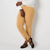 Stylus Womens High Rise Slim Pant-Plus