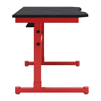 Signature Design by Ashley Lynxtyn Melamine 48" Adjustable Height Home Office Desk with Headset Hanger