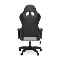 Signature Design by Ashley Lynxtyn Swivel Adjustable Height Gaming Chair with LED Lighting