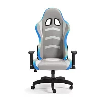 Signature Design by Ashley Lynxtyn Swivel Adjustable Height Gaming Chair with LED Lighting