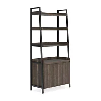 Signature Design by Ashley Zendex 72" Bookcase with 3 Shelves and Cabinet