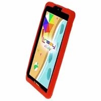 7" Quad Core 2GB RAM 32GB Storage Android 12 Tablet with Red Kids Defender Case
