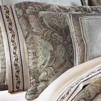 Queen Street Paulina 4-pc. Damask + Scroll Comforter Set