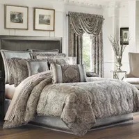 Queen Street Paulina 4-pc. Damask + Scroll Comforter Set