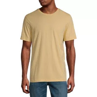 St. John's Bay Super Soft Heathered Mens Crew Neck Short Sleeve T-Shirt