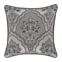 Five Queens Court Silverstone Square Throw Pillow