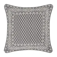Five Queens Court Houston Square Throw Pillow