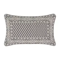 Five Queens Court Houston Rectangular Throw Pillow