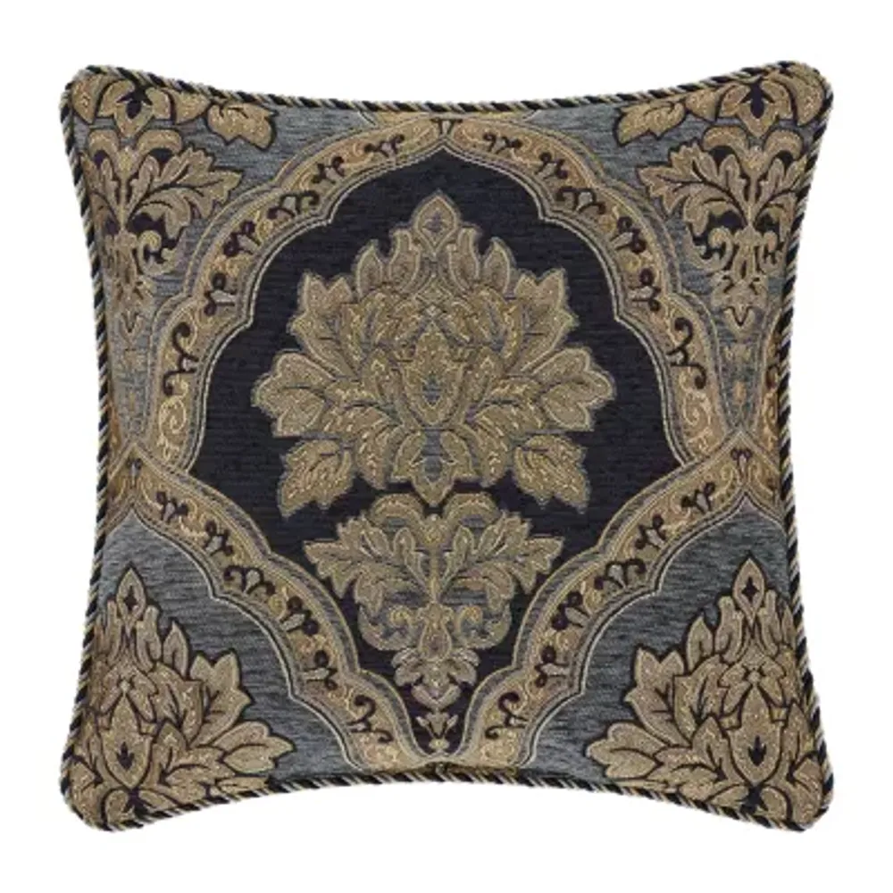 Five Queens Court Bristol Square Throw Pillow