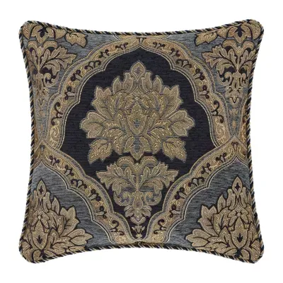 Five Queens Court Bristol Square Throw Pillow