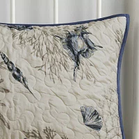 Madison Park Nantucket Coastal Quilt Set With Throw Pillows