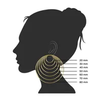 Mixit Hypoallergenic Gold Tone Hoop 2 Pair Earring Set
