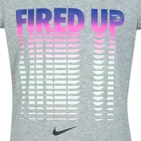 Nike 3BRAND by Russell Wilson Big Girls Crew Neck Short Sleeve Graphic T-Shirt