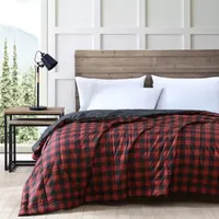 Eddie Bauer Mountain Plaid Twill Blanket