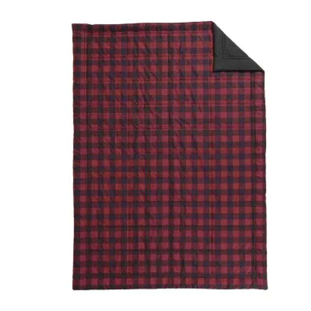 Eddie Bauer Mountain Plaid Twill Blanket