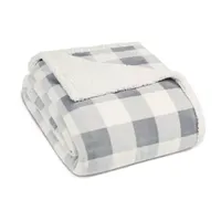 Eddie Bauer Mountain Plaid Ultra Soft Plush Fleece Blanket