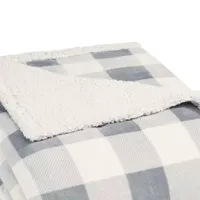 Eddie Bauer Mountain Plaid Ultra Soft Plush Fleece Blanket