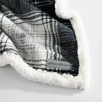 Eddie Bauer Vail Plaid Ultra Soft Plush Fleece Blanket