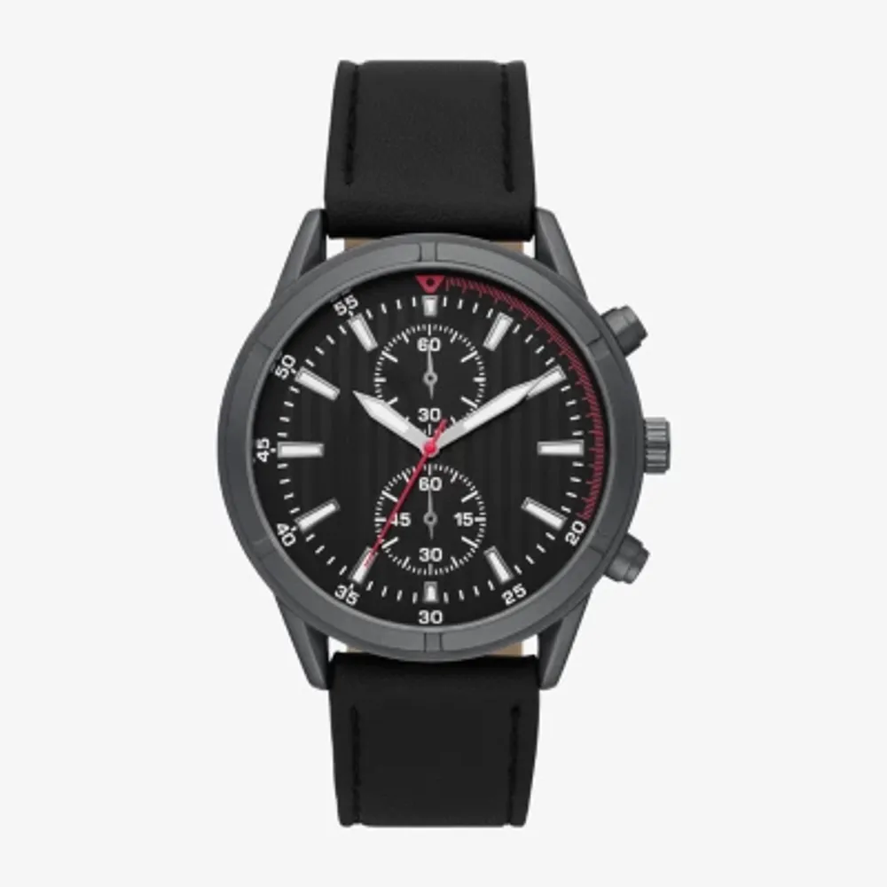 Opp Mens Black Strap Watch Fmdjo256