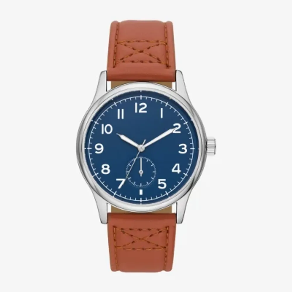 Opp Mens Brown Strap Watch Fmdjo258