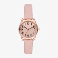 Womens Pink Strap Watch Fmdjo266