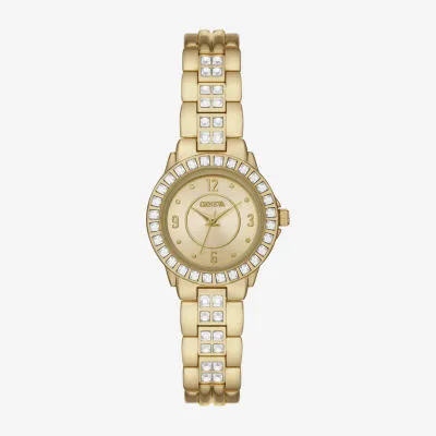 Geneva Geneva Ladies Womens Crystal Accent Gold Tone Bracelet Watch Fmdjm269