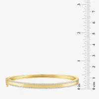 Diamond Addiction 1/2 CT. T.W. Genuine White Bangle Bracelet