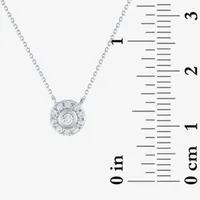 (G-H / SI2-I1) Diamond Addiction Womens 1/10 CT. T.W. Lab Grown White Round Pendant Necklace