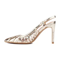 New York & Company Womens Magdalene Pointed Closed Toe Stiletto Heel Pumps