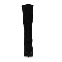 New York & Company Womens Paula Stiletto Heel Over the Knee Boots