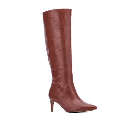 New York & Company Womens Piper Stiletto Heel Chelsea Boots