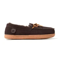 Dearfoams Mens Moccasin Slippers