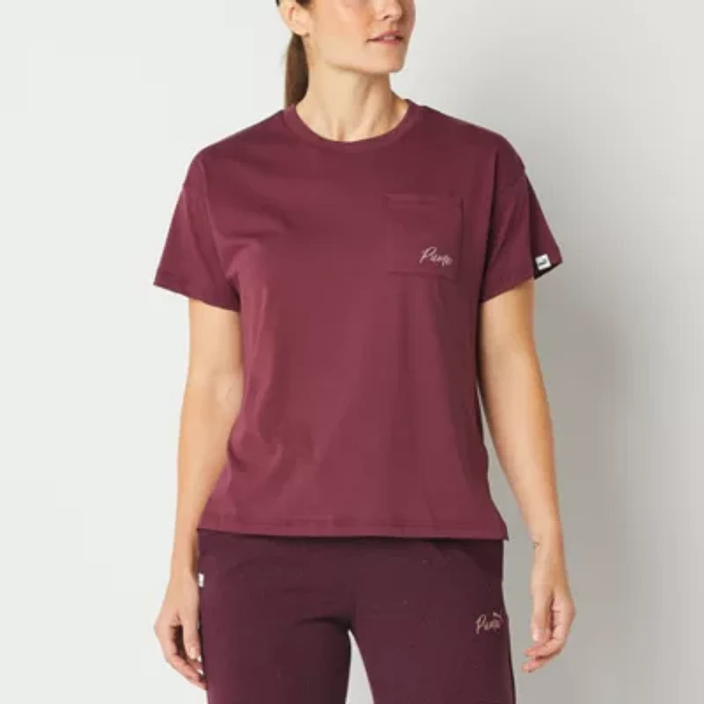 PUMA Live Collection Womens Crew Neck Short Sleeve T-Shirt