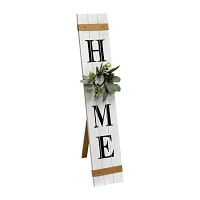 All the Rages Elegant Designs Seasonal Wooden "Home" Porch Sign