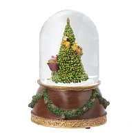 Roman 7.75" Musical Santa Dome Plays Music Christmas Tabletop Decor