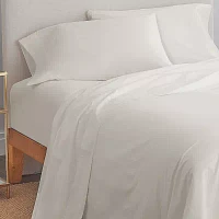 Gaiam® Relax 100% Cotton Garment Washed 4pc Sheet Set