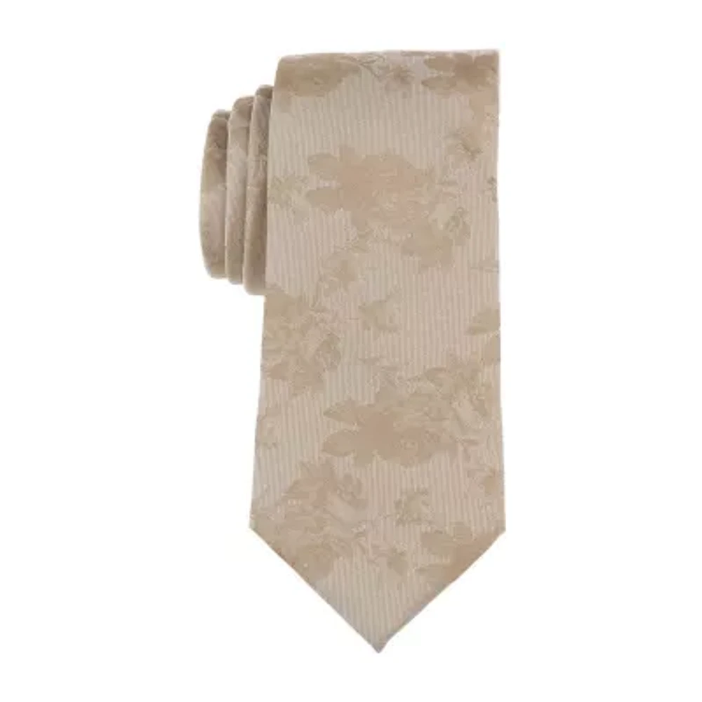 J. Ferrar Darnell Floral Striped Tie