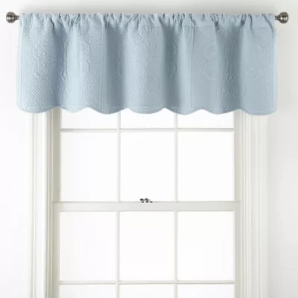 Hudson & Main Audrey Rod Pocket Scallop Valance